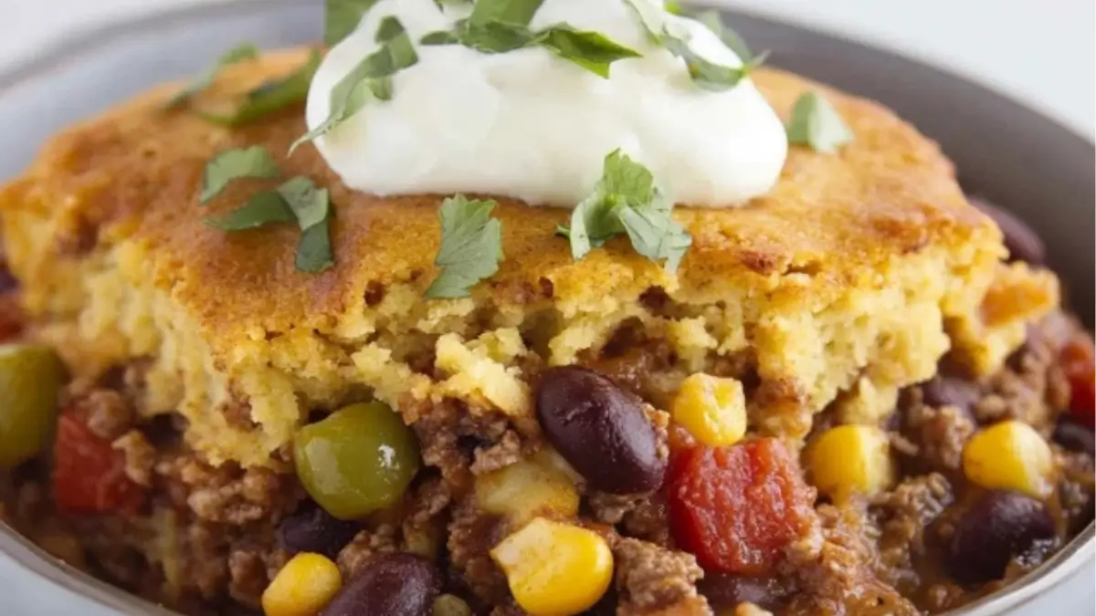 Cowboy Cornbread Casserole