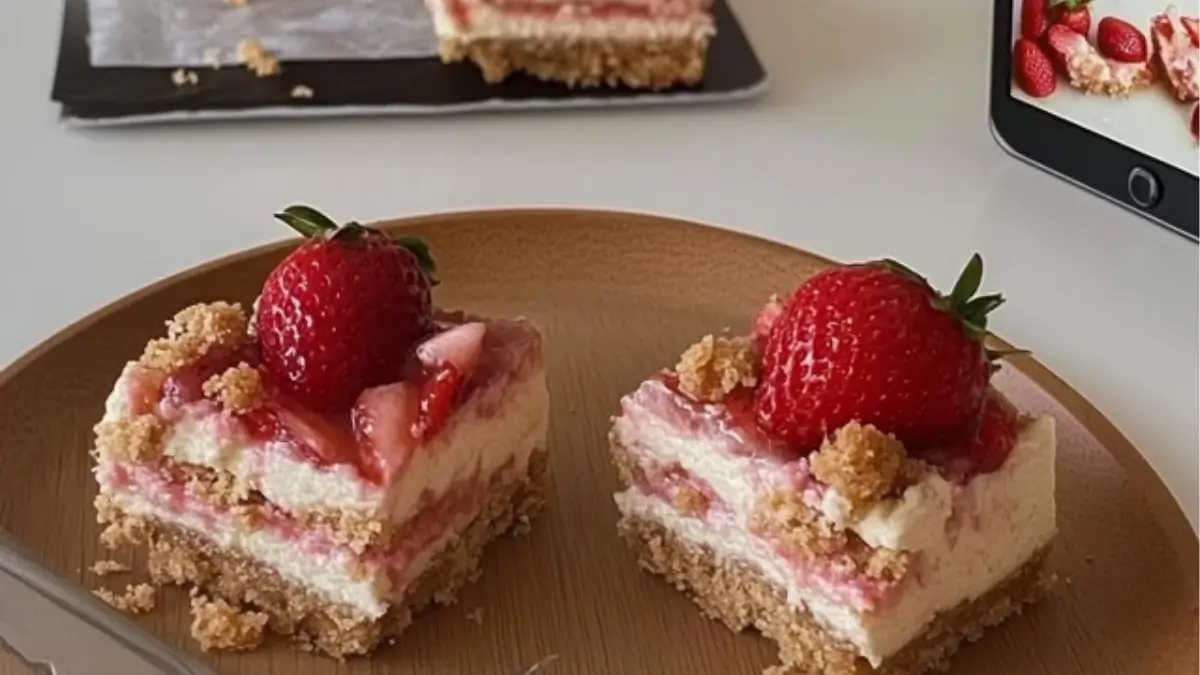 Strawberry Cheesecake Bars
