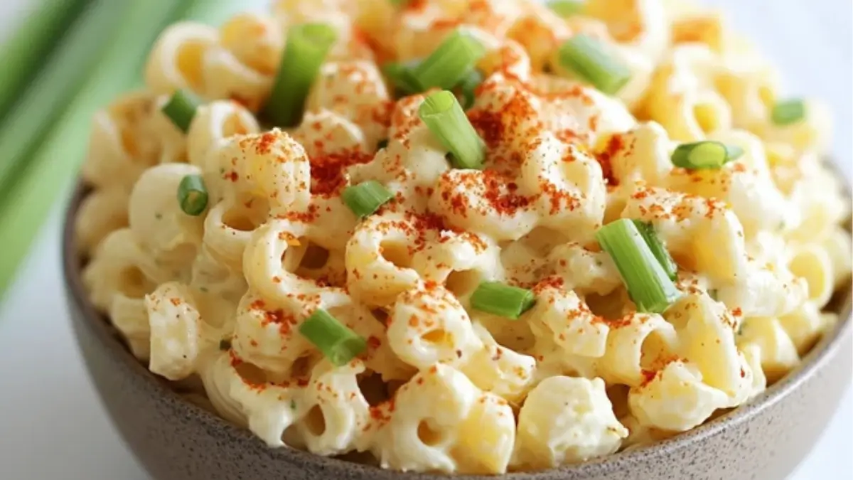 Deviled Egg Pasta Salad