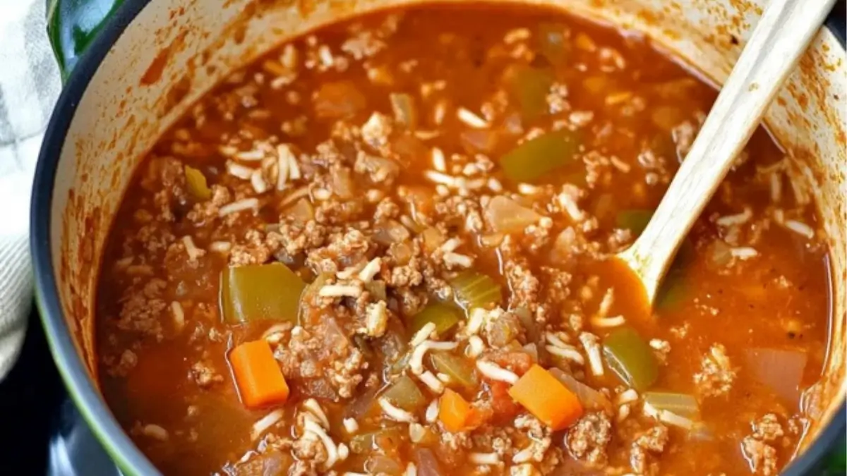 Cozy Stuffed Pepper Soup