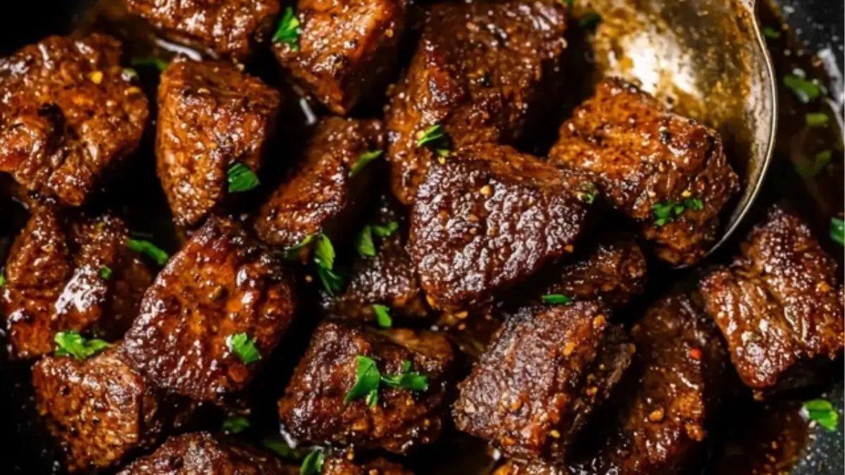 Cajun Garlic Butter Steak Bites