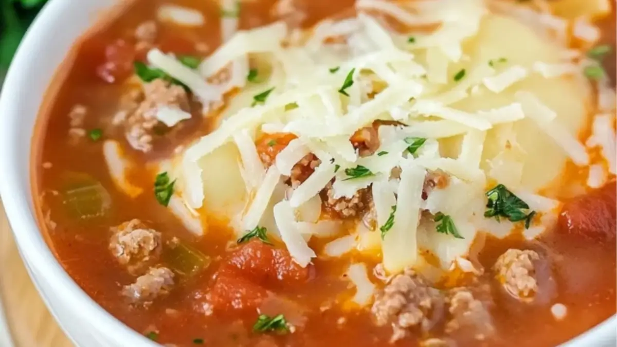 Cozy Lasagna Soup