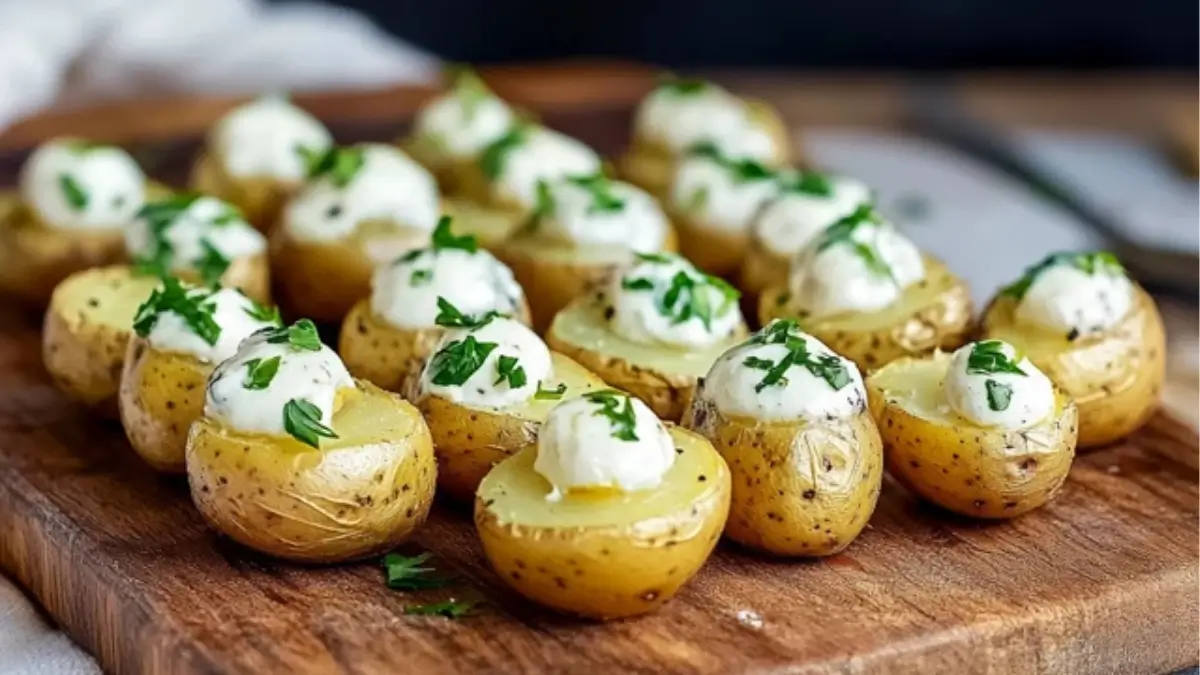 Easy Mini Baked Potatoes