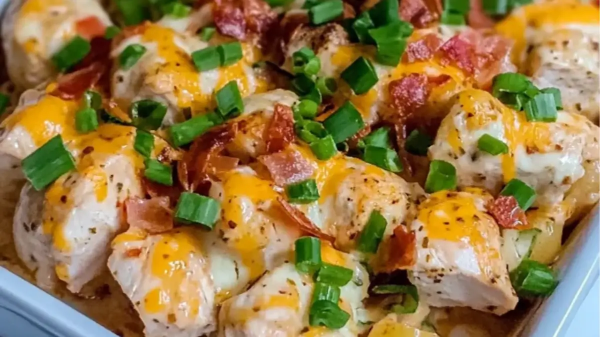 Loaded Potato Ranch Chicken Casserole
