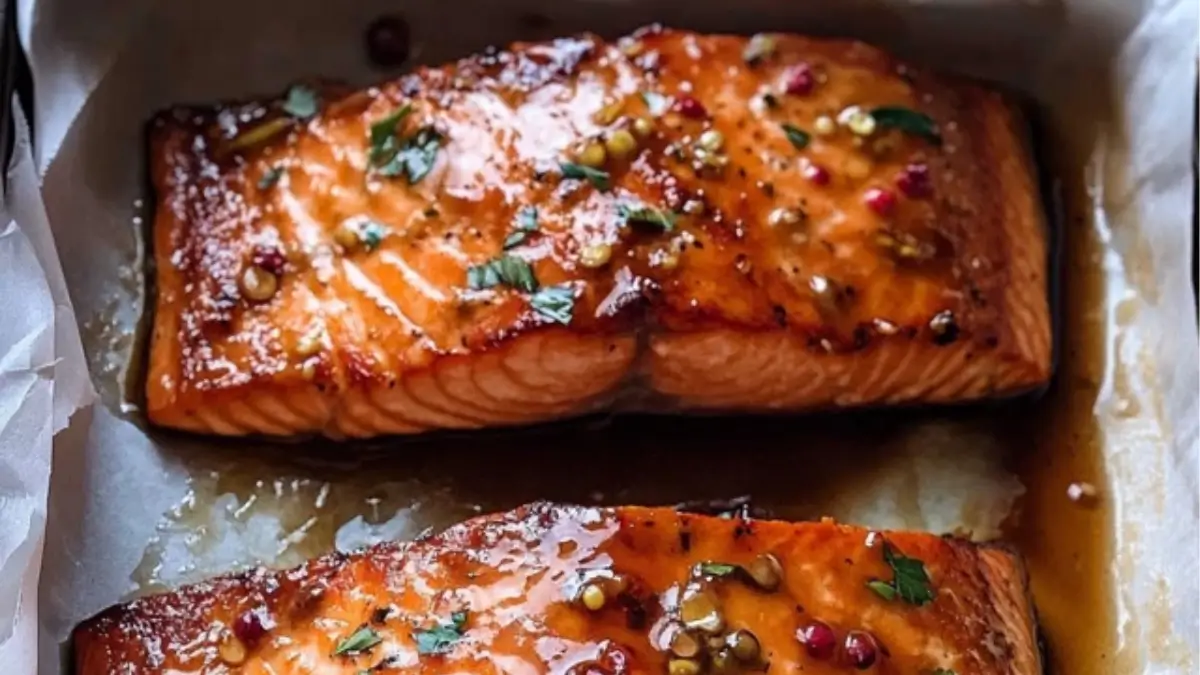 Easy Honey Glazed Salmon