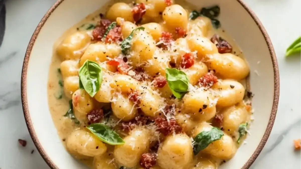 Creamy Tuscan Gnocchi