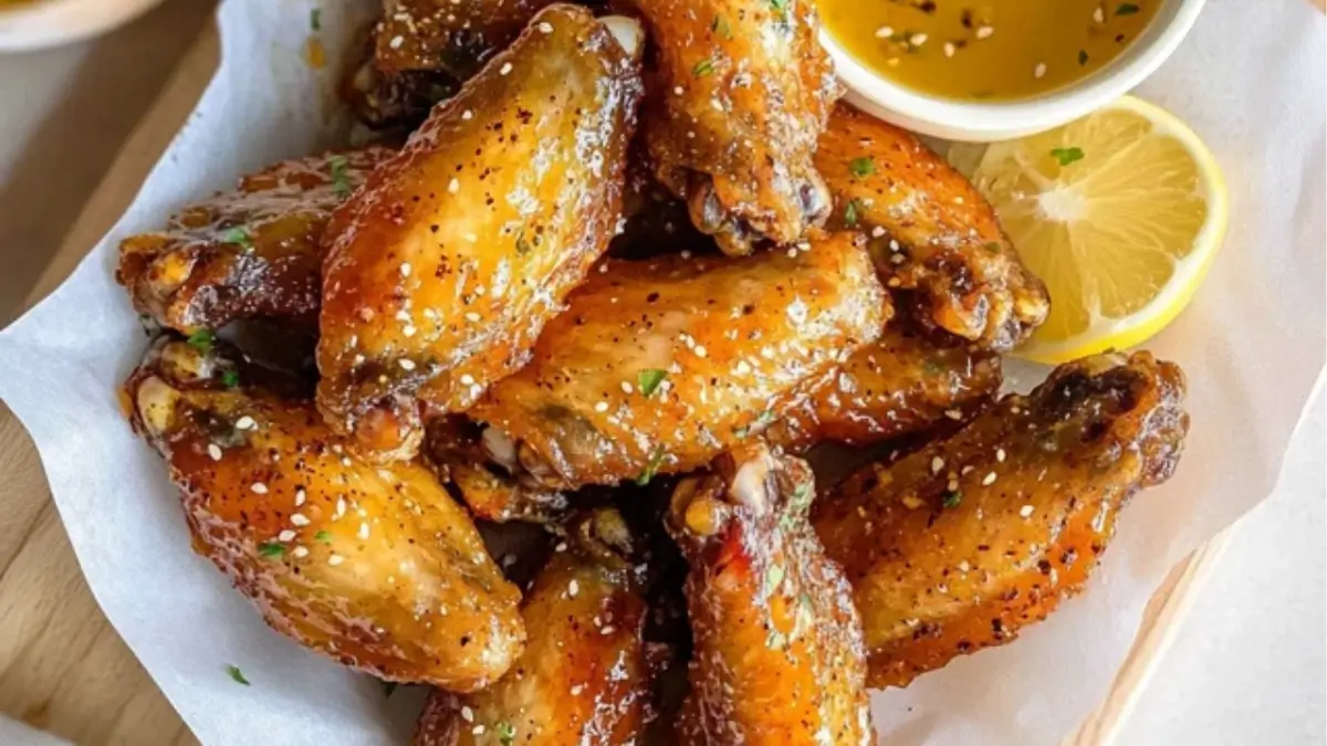 Honey Lemon Pepper Wings