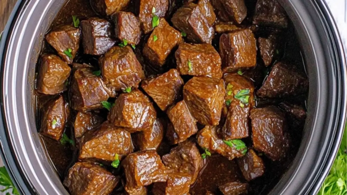 Slow Cooker Steak Bites