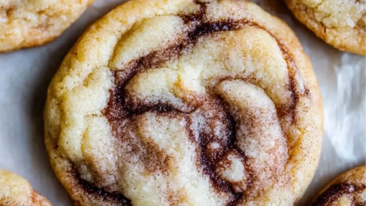 Soft and Chewy Cinnamon Roll Cookies