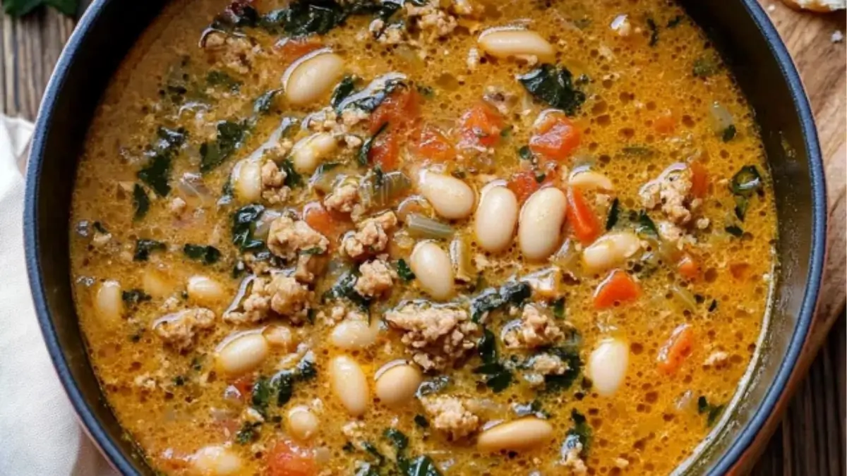 Hearty Tuscan White Bean Soup