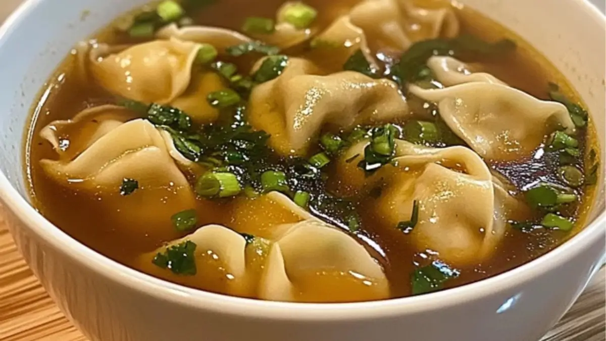 Homemade Wonton Soup