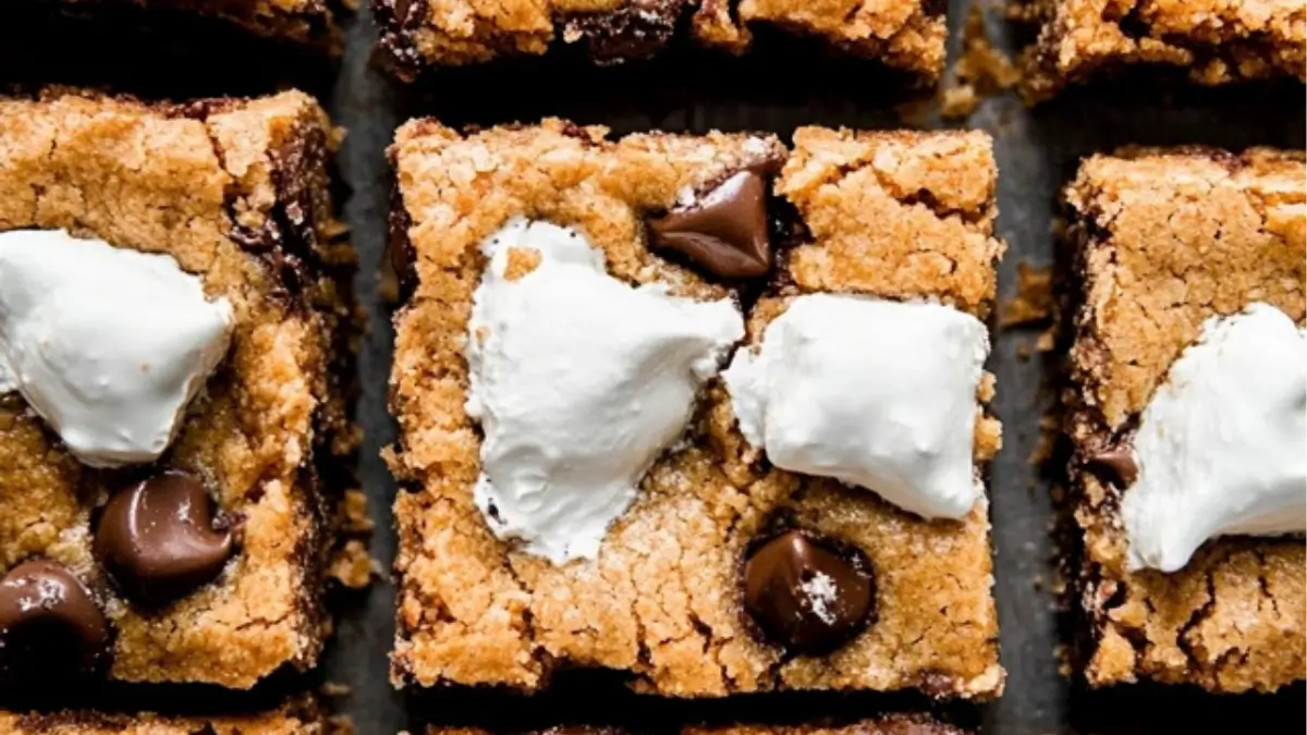 S’mores Cookie Bars