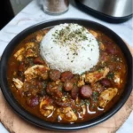 Cajun Chicken & Sausage Gumbo with Rice