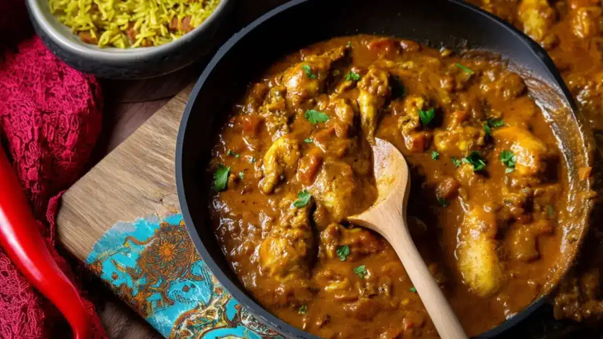 Chicken Dupiaza with Pilau Rice