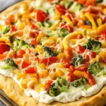 Easy Sheet Pan Cold Vegetable Pizza