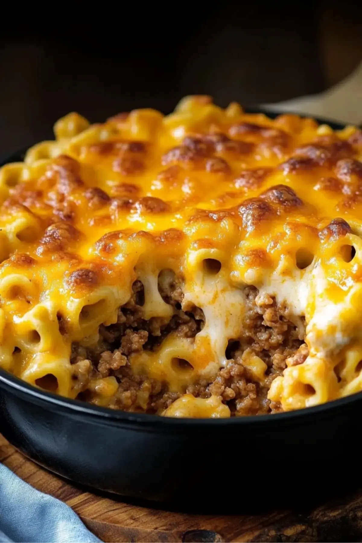 Cheesy Hamburger Casserole Cheesy Hamburger Casserole