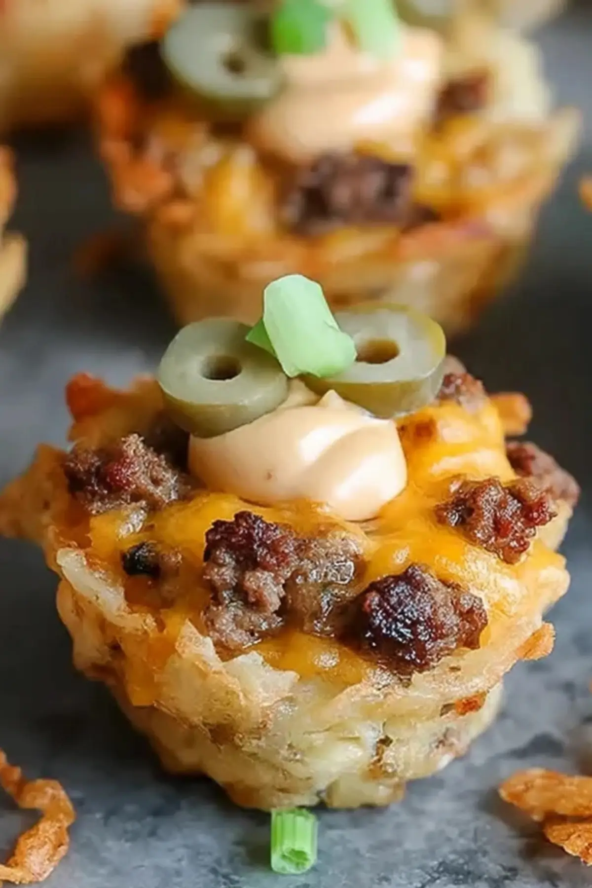 Easy Cheeseburger Tater Tot Cups Easy Cheeseburger Tater Tot Cups
