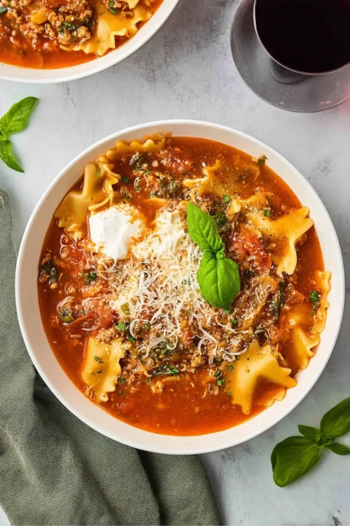 Cozy Lasagna Soup Cozy Lasagna Soup