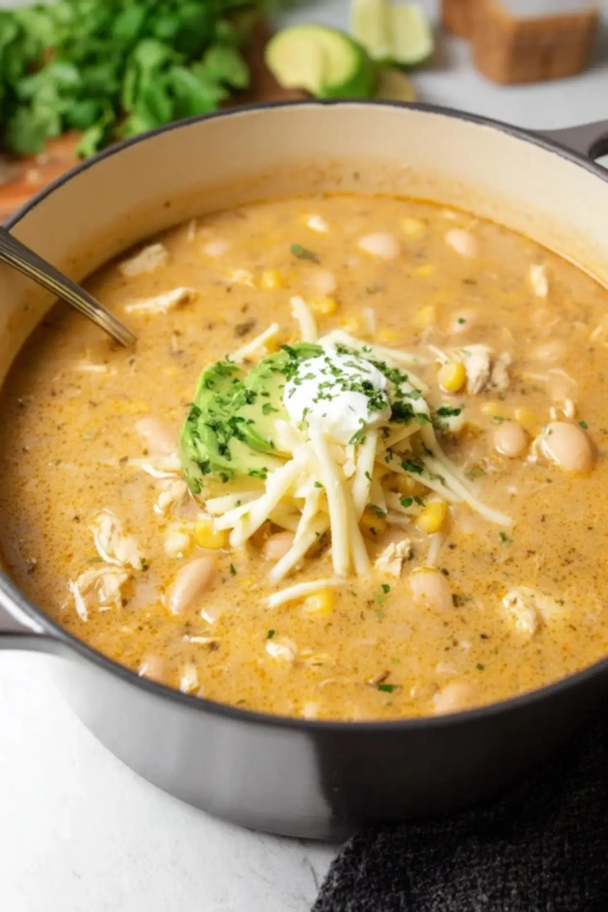 Creamy White Chicken Chili Creamy White Chicken Chili