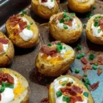Mini Loaded Baked Potatoes