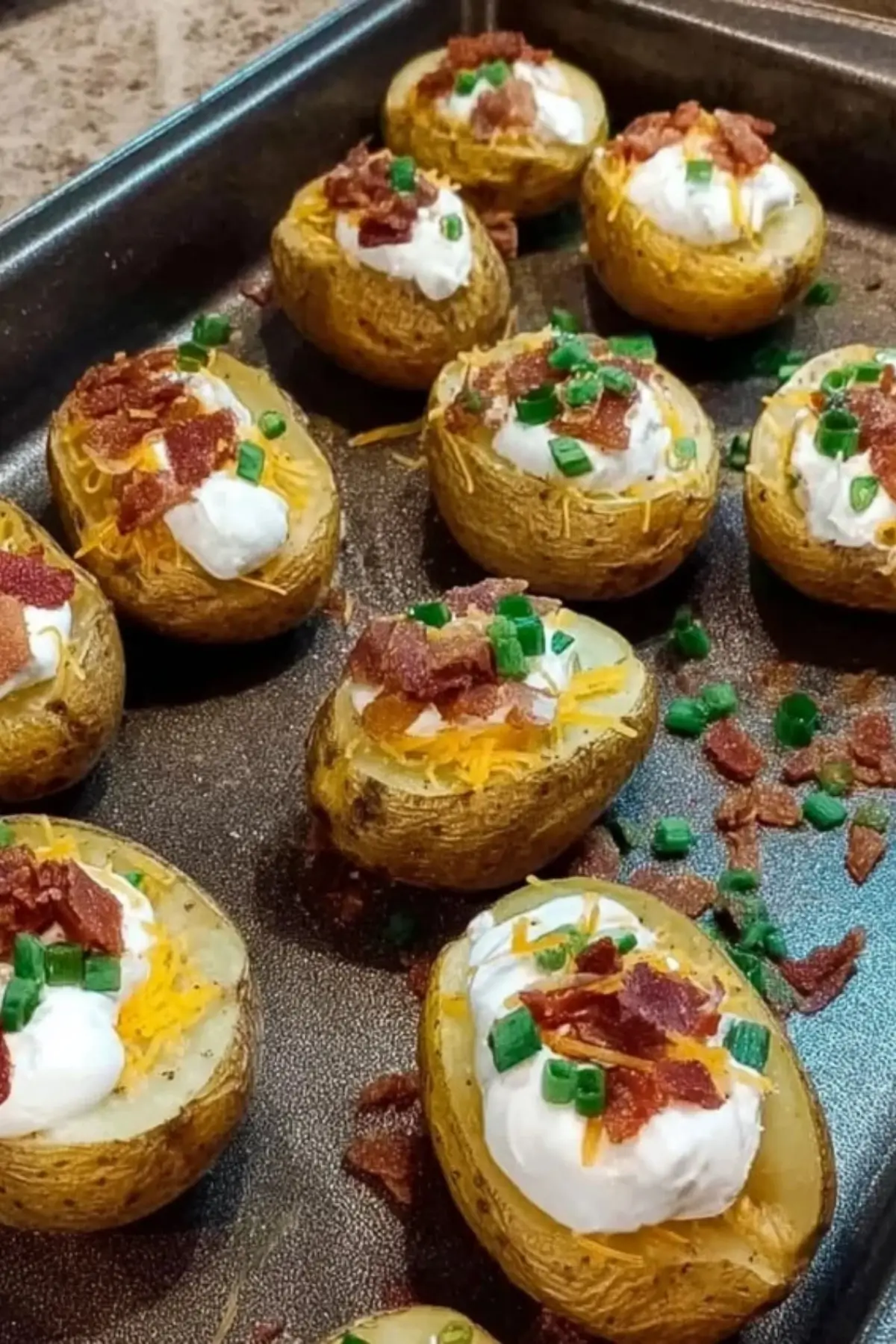 Mini Loaded Baked Potatoes Mini Loaded Baked Potatoes