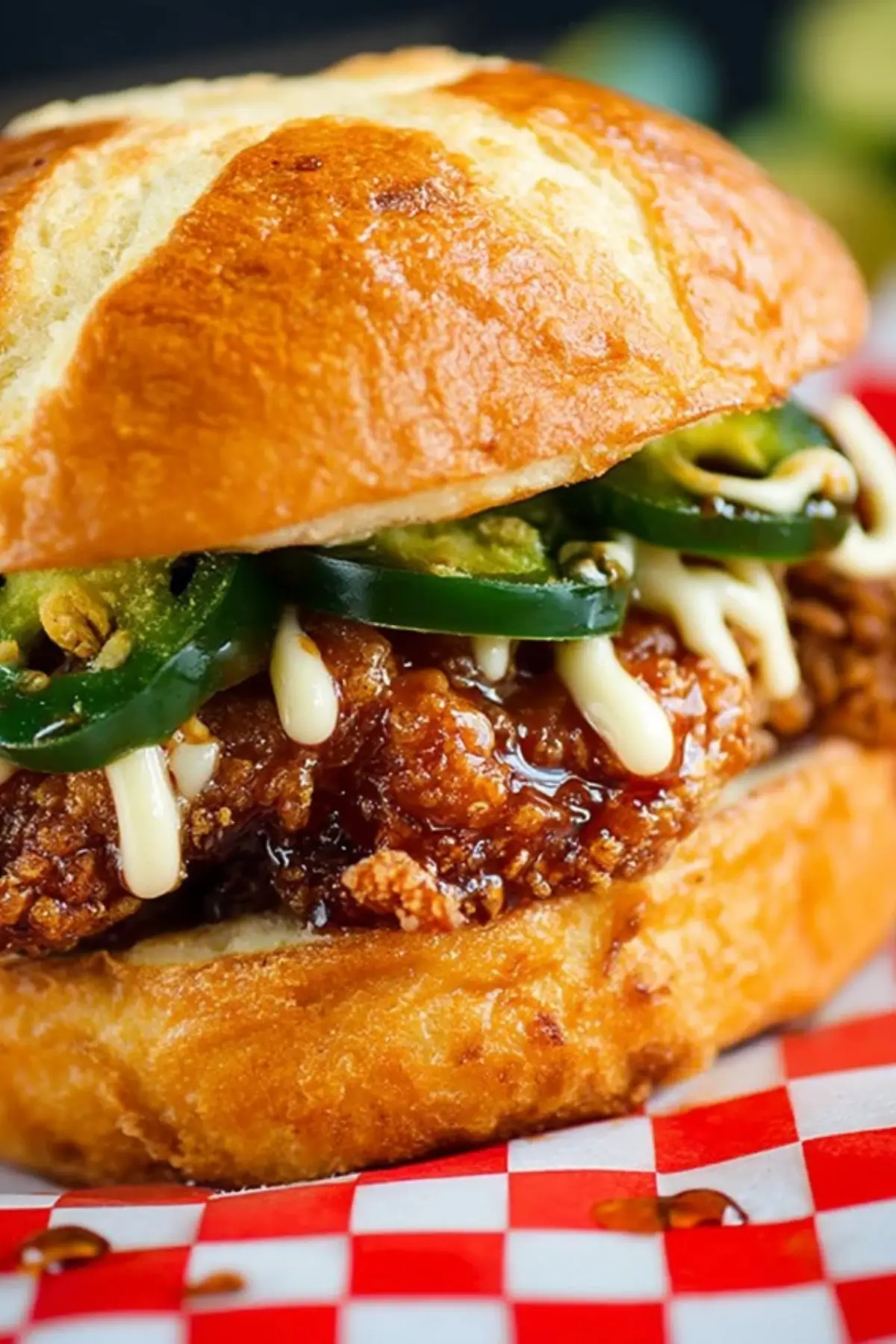 Jalapeño Honey Crispy Chicken Sandwich Jalapeño Honey Crispy Chicken Sandwich