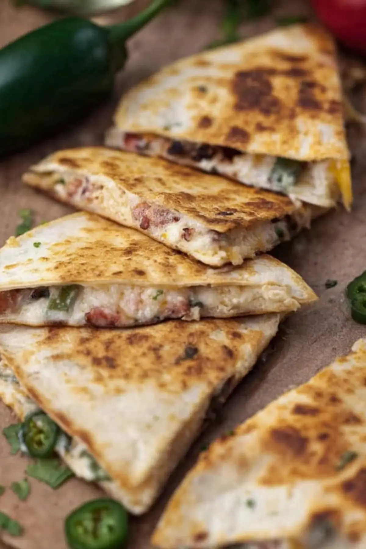 Jalapeño Popper Quesadillas Jalapeño Popper Quesadillas