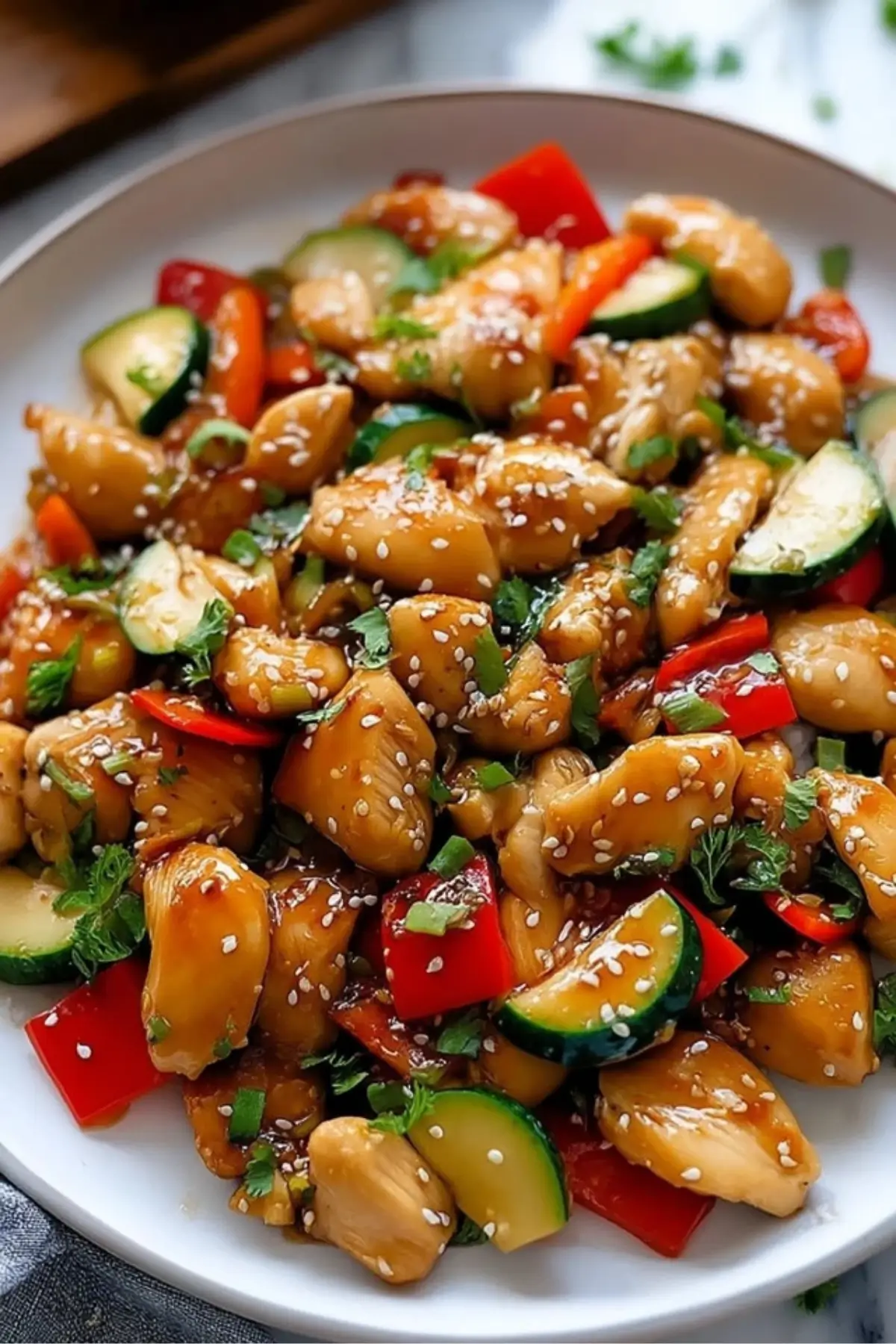 Honey Garlic Chicken Stir-Fry Honey Garlic Chicken Stir-Fry