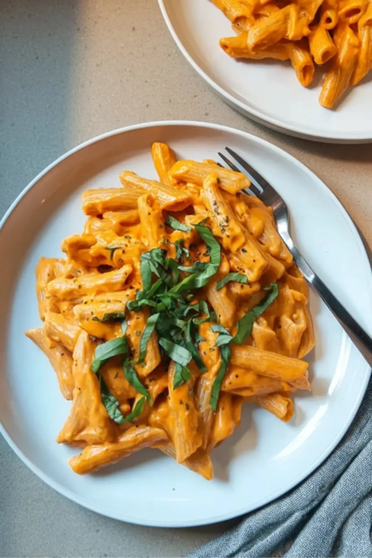High-Protein Creamy Roasted Red Pepper Pasta High-Protein Creamy Roasted Red Pepper Pasta