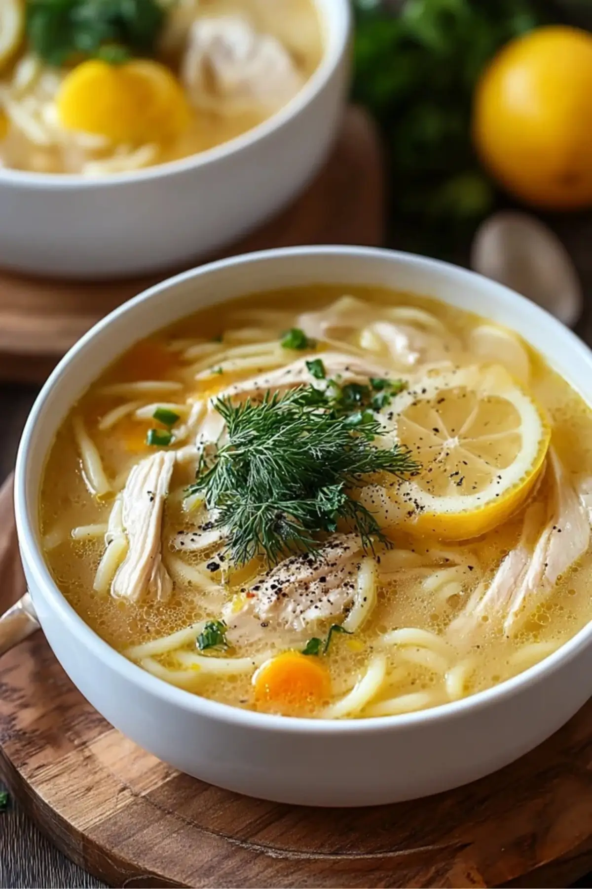 Cozy Greek Lemon Chicken Soup Cozy Greek Lemon Chicken Soup