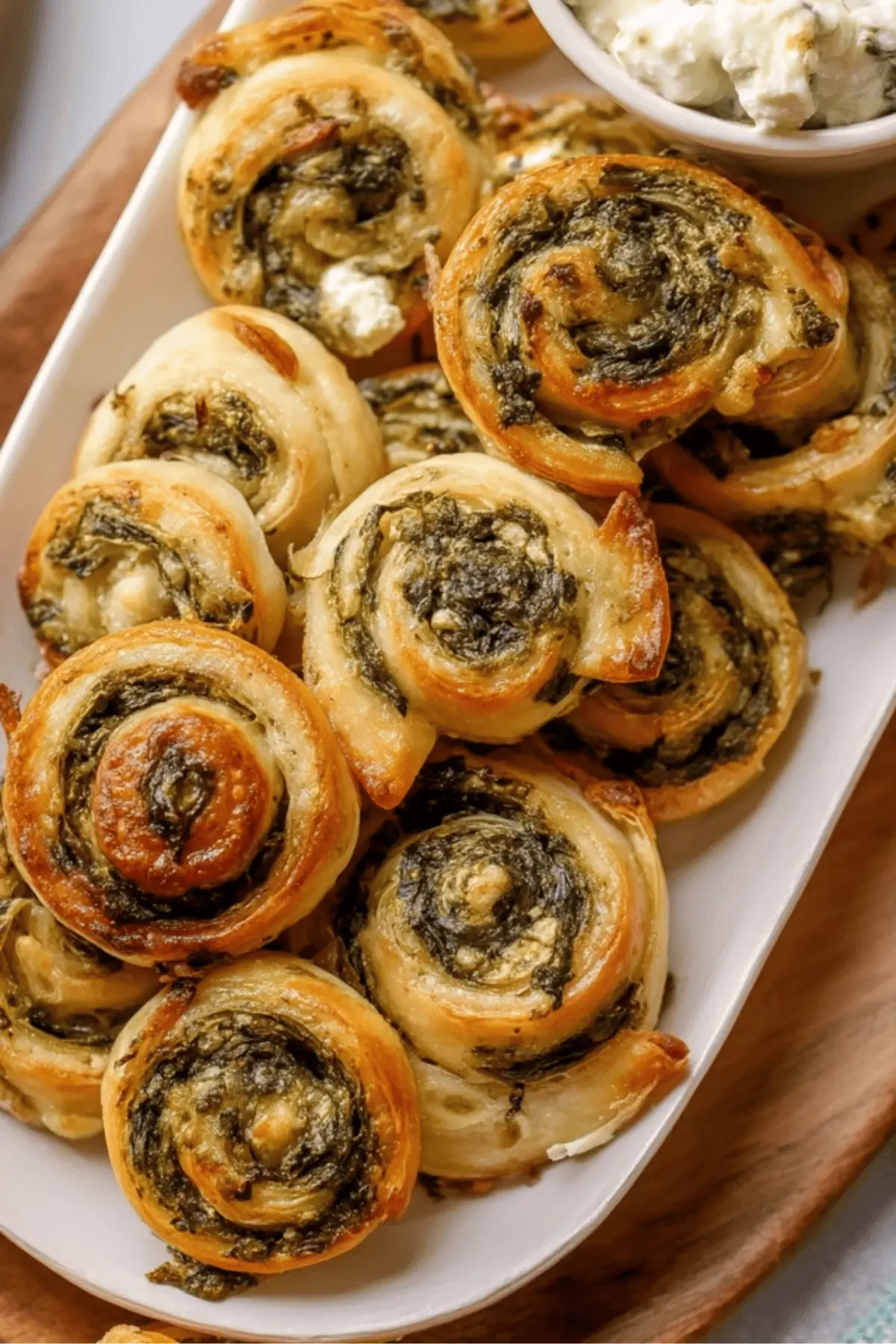 Spinach and Feta Pinwheels Spinach and Feta Pinwheels