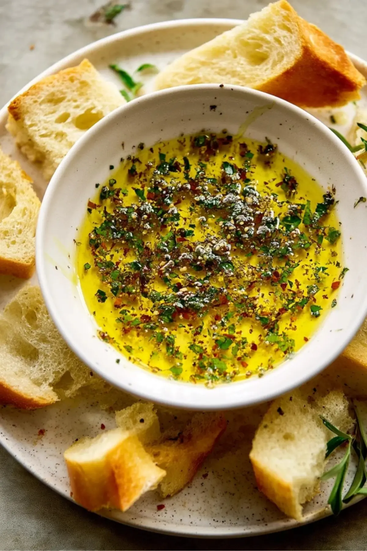 Garlic Herb Olive Oil Dip Garlic Herb Olive Oil Dip