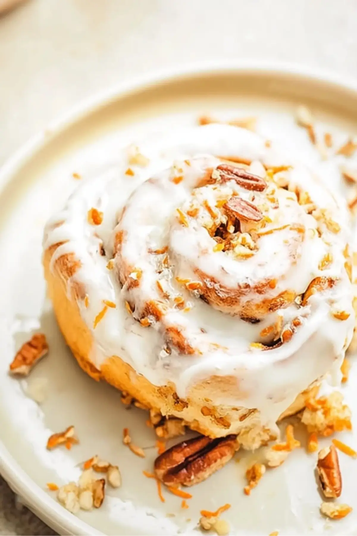 Carrot Cake Cinnamon Rolls