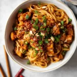 Kung Pao Chicken Noodles