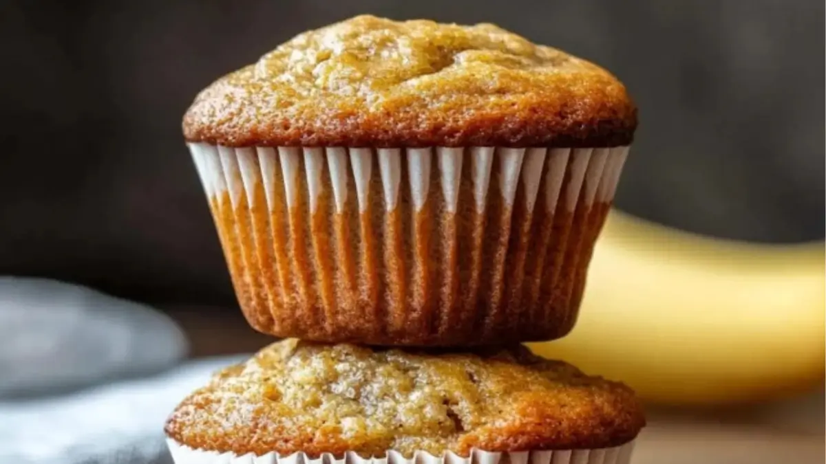 Moist Banana Bread Muffins for Beginner Cooks