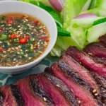 Crying Tiger Beef with Nam Jim Jaew