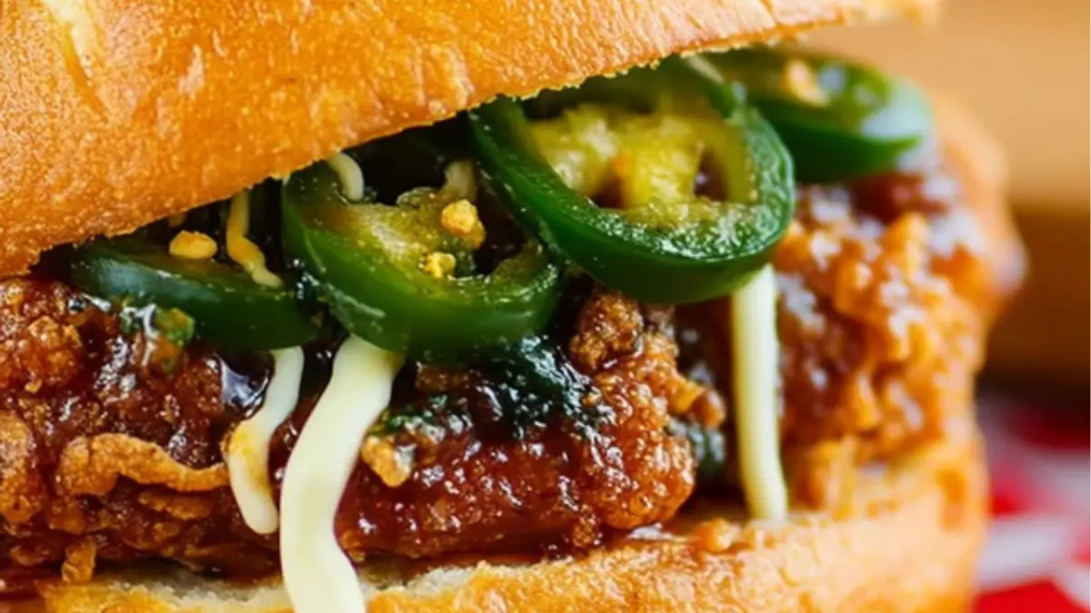 Jalapeño Honey Crispy Chicken Sandwich