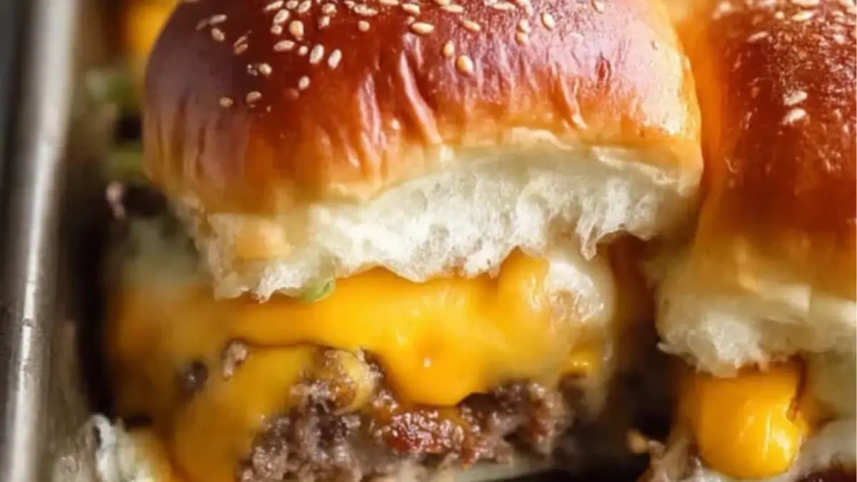 Baked Cheeseburger Sliders