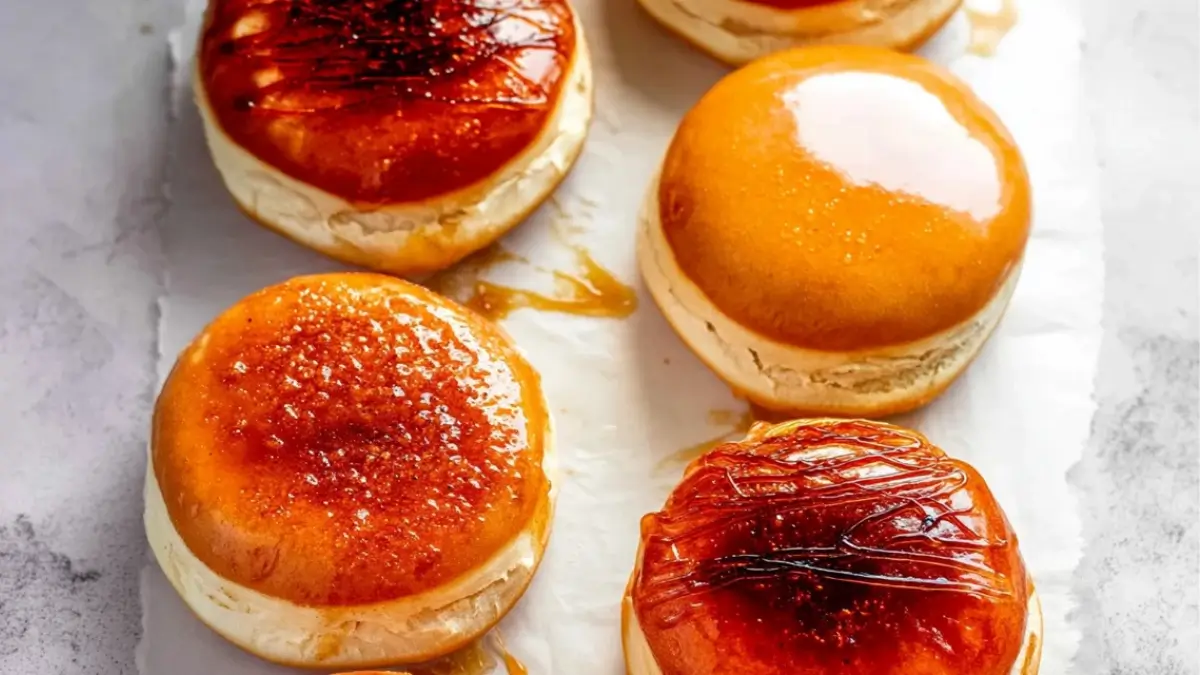 Baked Crème Brûlée Donuts