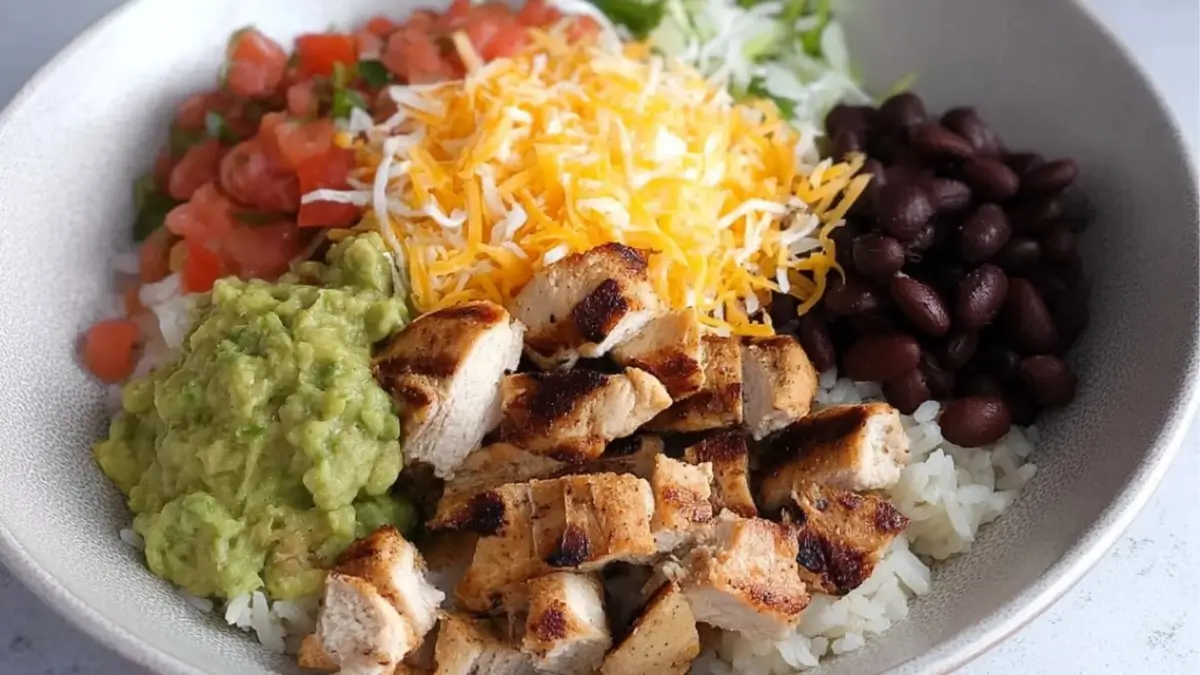 Grilled Chicken Burrito Bowls