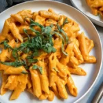 High-Protein Creamy Roasted Red Pepper Pasta