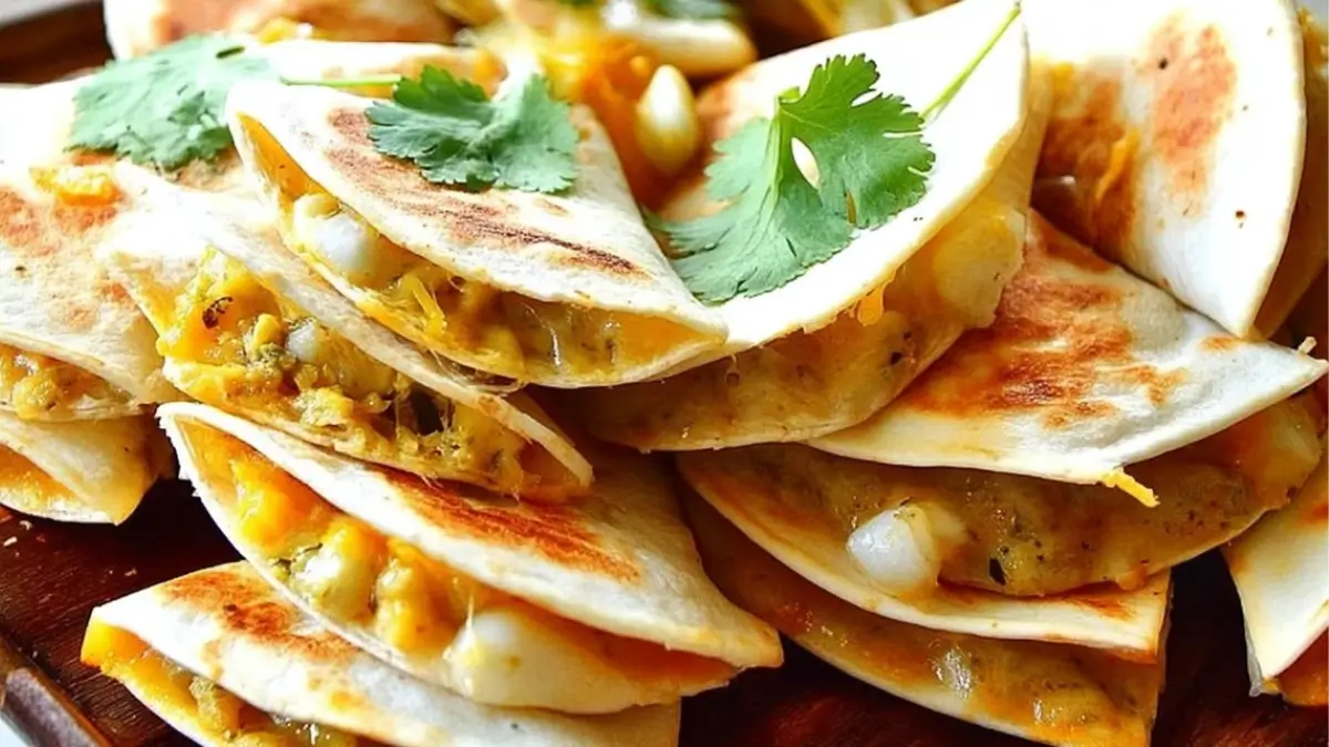 Crispy Mini Cheese Quesadillas