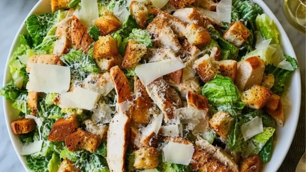 hicken Caesar Salad with Homemade Croutons