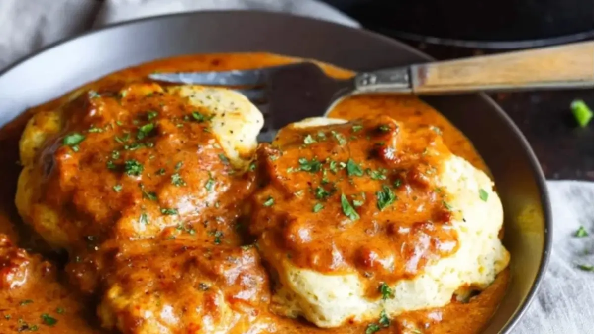 Biscuits and Chorizo Gravy