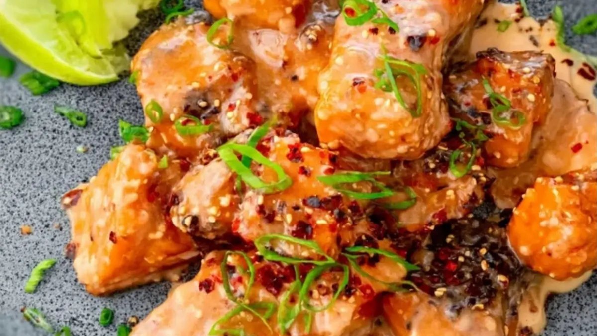 Easy Bang Bang Salmon Bites