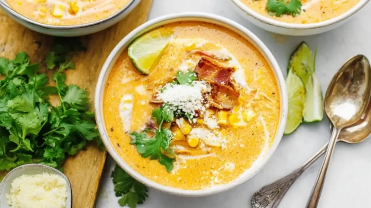 Slow Cooker Mexican Street Corn Soup