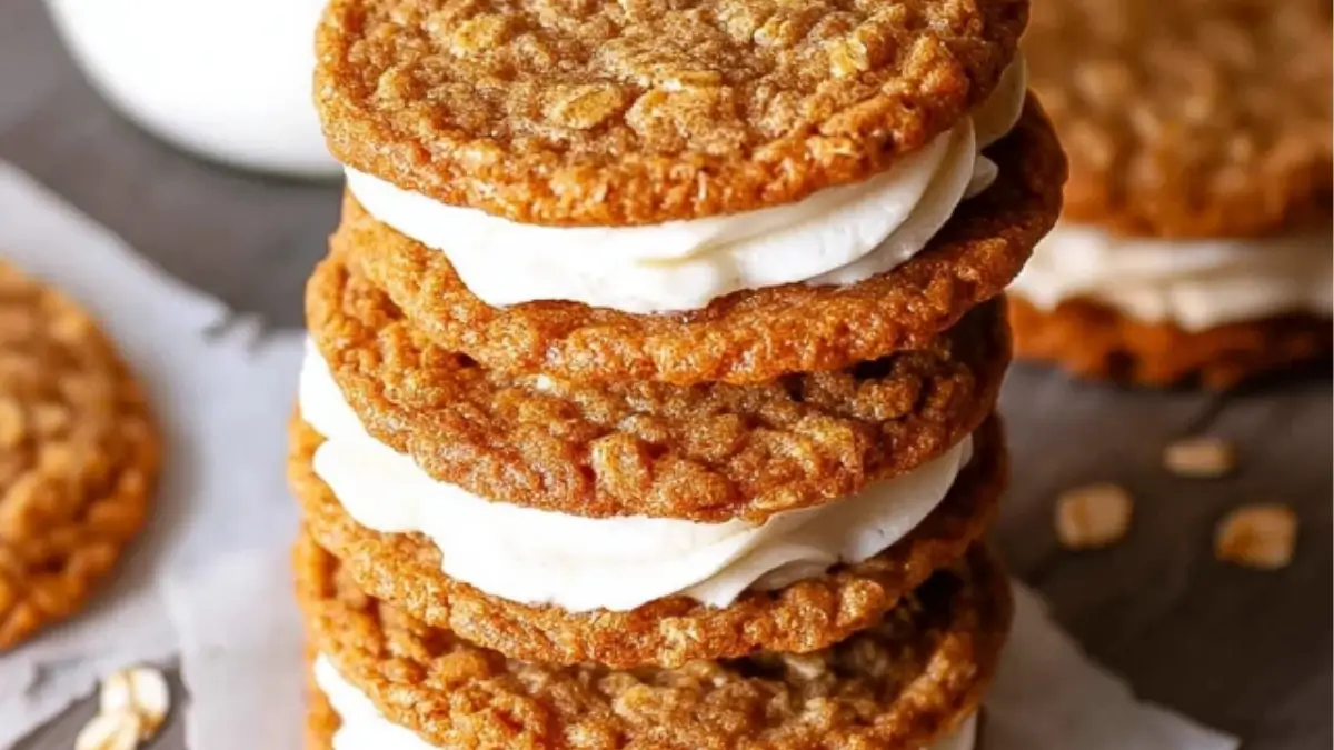 Soft & Chewy Oatmeal Cream Pies