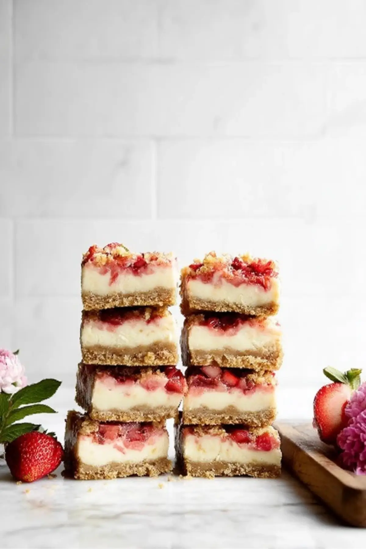 Strawberry Rhubarb Cheesecake Bars Strawberry Rhubarb Cheesecake Bars