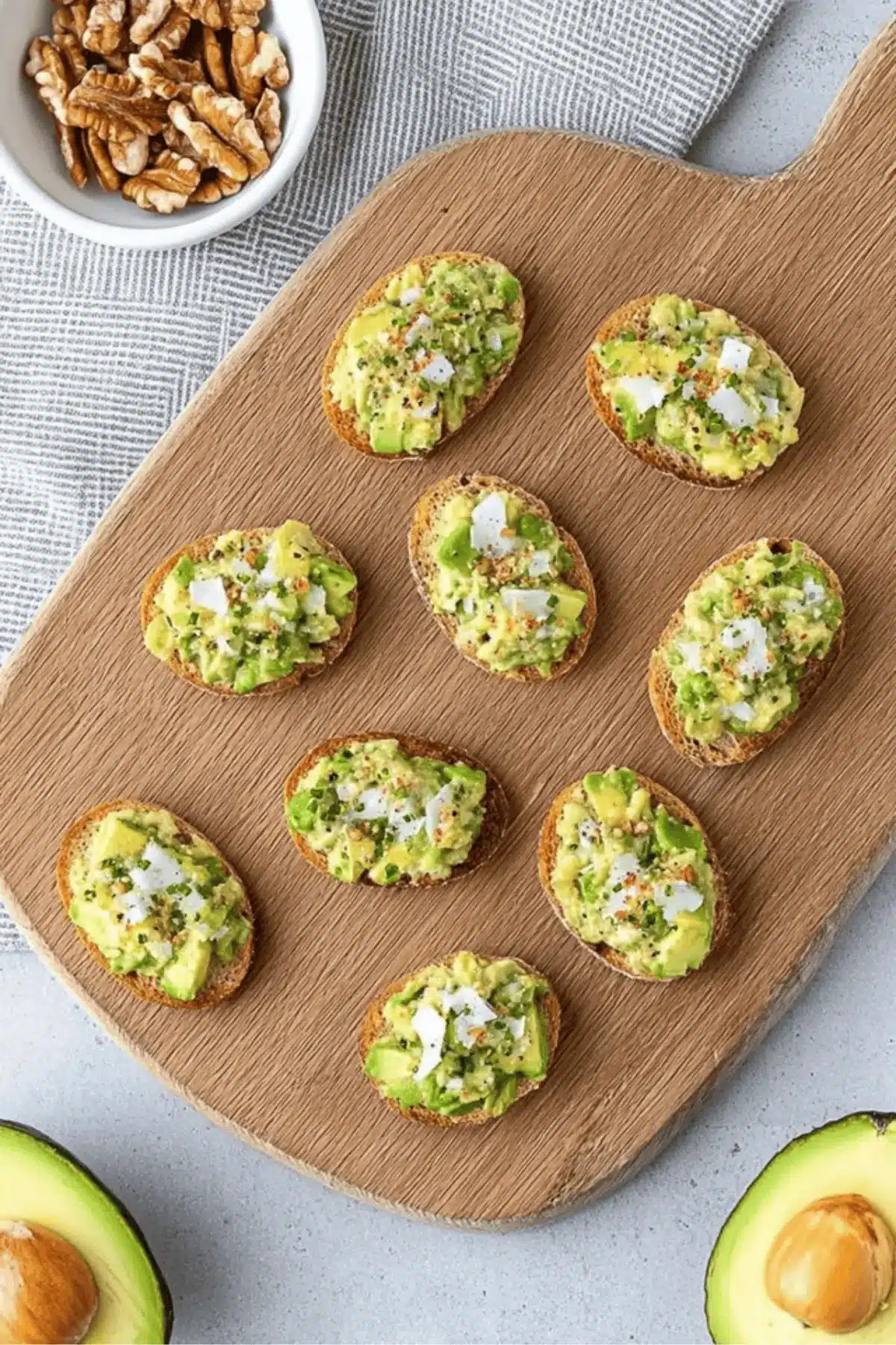 Mini Avocado Toasts Mini Avocado Toasts