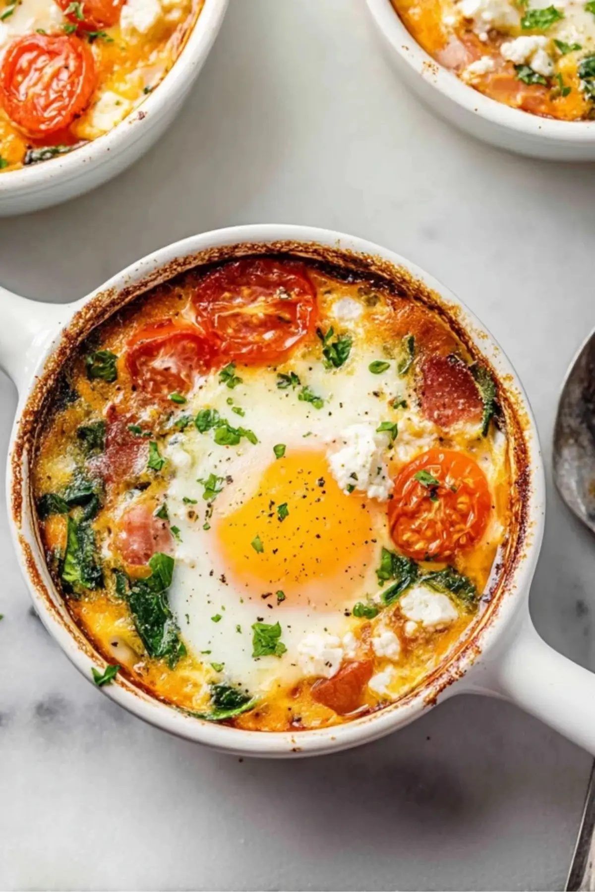Baked Feta Eggs Baked Feta Eggs